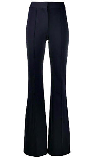 Pin tucked center leg seam